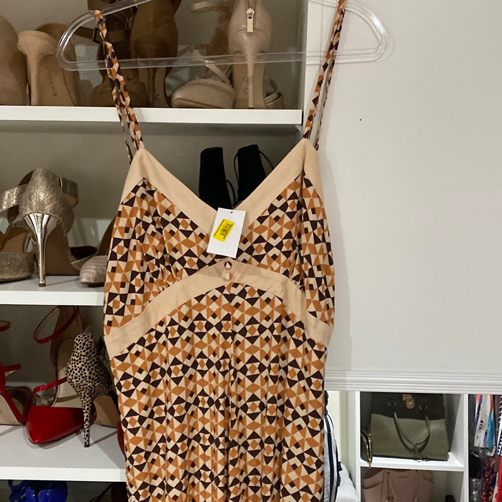 Cream jumpsuit